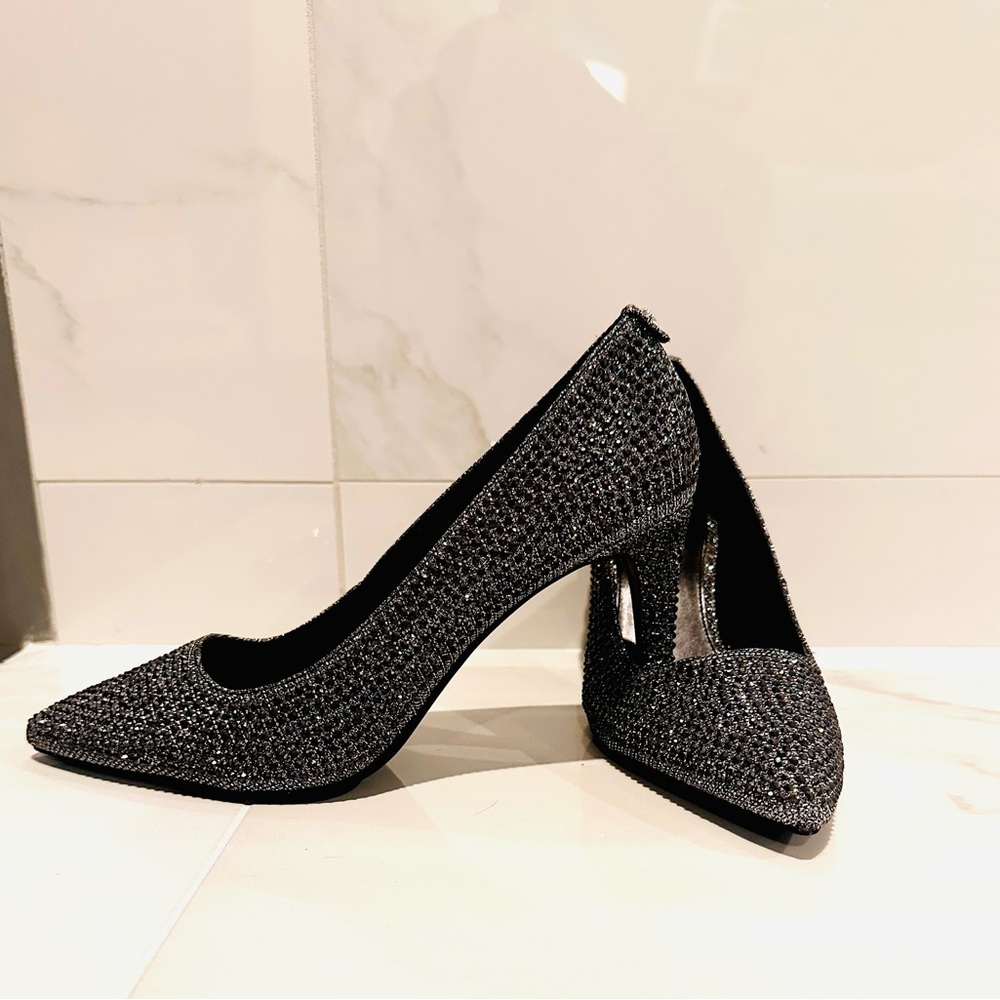 Michael Kors Sparkling Black Women's Heels